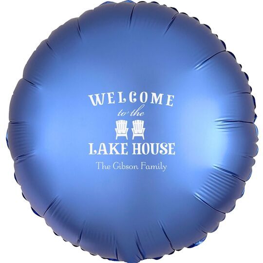 Welcome to the Lake House Mylar Balloons